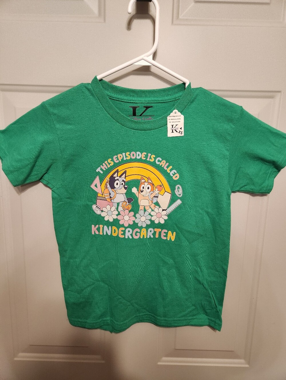 Kids Youth X-small Green 'This Episode Is Called Kindergarten' Graphic T-Shirt